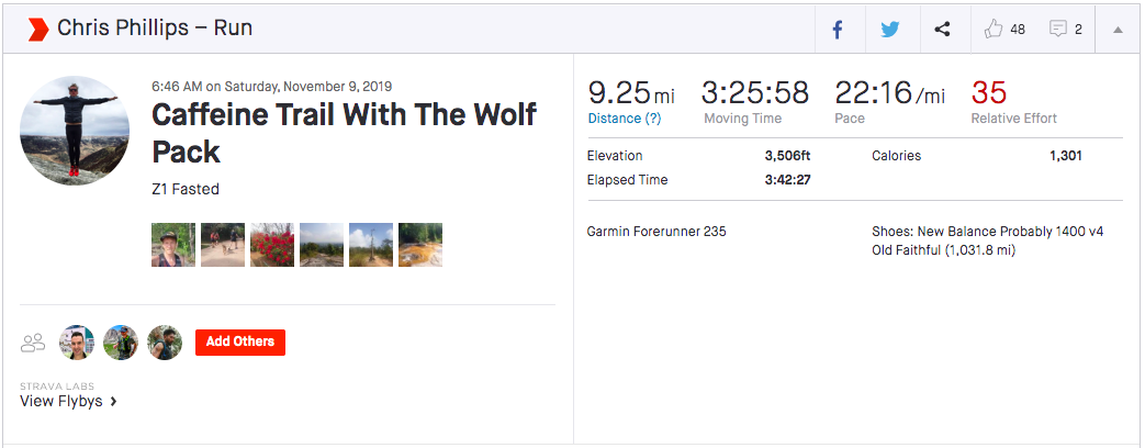 An example of an easy long run with friends whilst fasted An example of an easy long run with friends whilst fasted